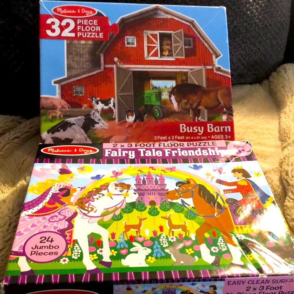 🔹4 for $30 Set of 2 Melissa and Doug Puzzles